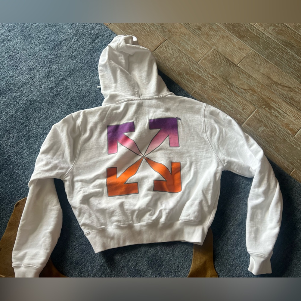 Off-White Arrow Hoodie, Cropped